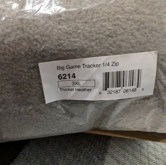 NWT Men's Legendary Whitetails Big Game Tracker 1/4 Zip Fleece Camo Sweater 3XL - Picture 7 of 7